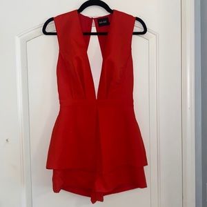 Do+Be Red Romper